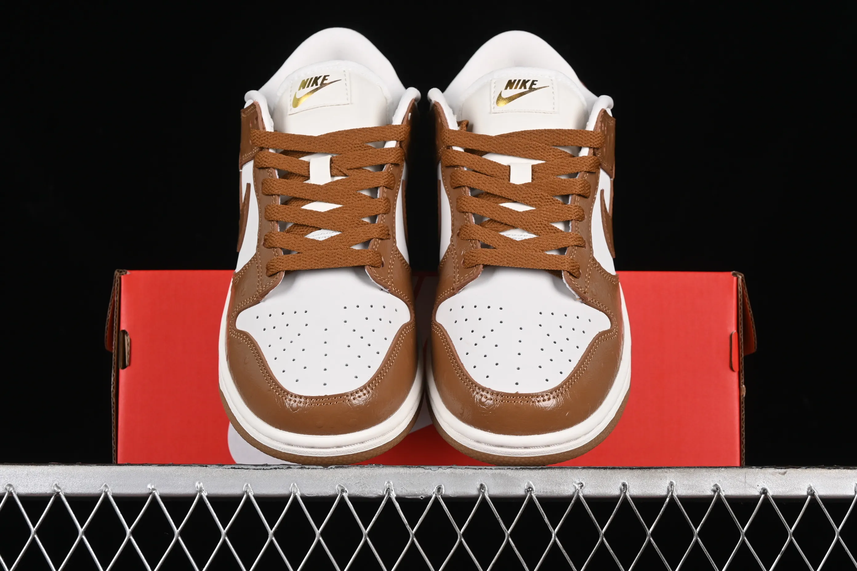 All categories Nk SB Dunk series Nk SB Dunk Low low-top sneakers Nk Dunk Low Lx "Brown Ostrich" camel SB low-top casual sneakers FJ2260-001